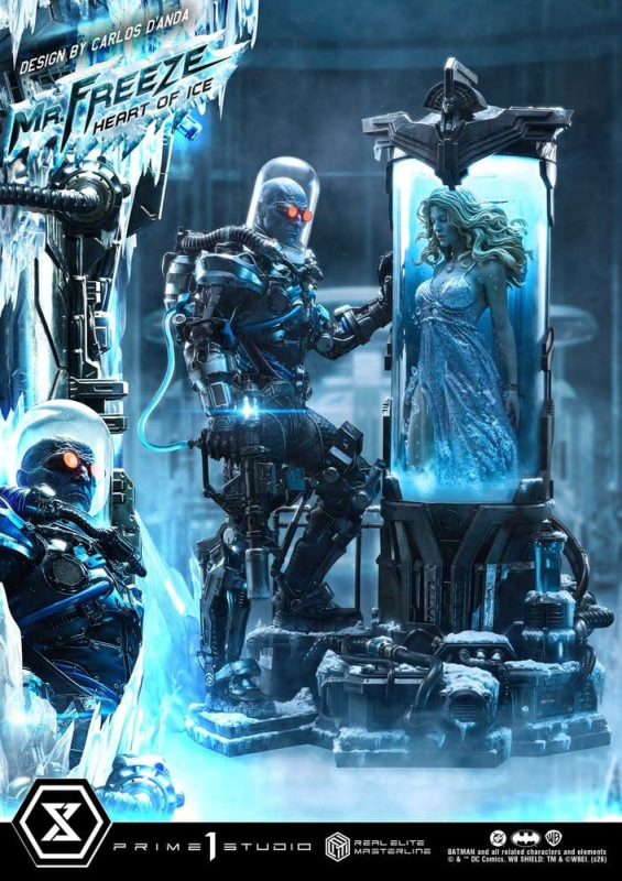 DC Comics Real Elite Masterline Series Statue 1/3 Batman (Comics) Mr. Freeze Heart of Ice (Design by 2