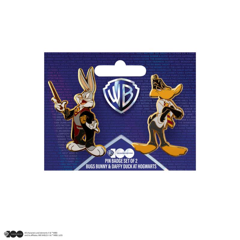 Looney Tunes Pins 2-Pack Bugs Bunny & Daffy Duck at Hogwarts