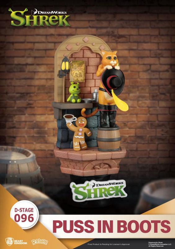 Shrek D-Stage PVC Diorama Puss In Boots 15 cm 1