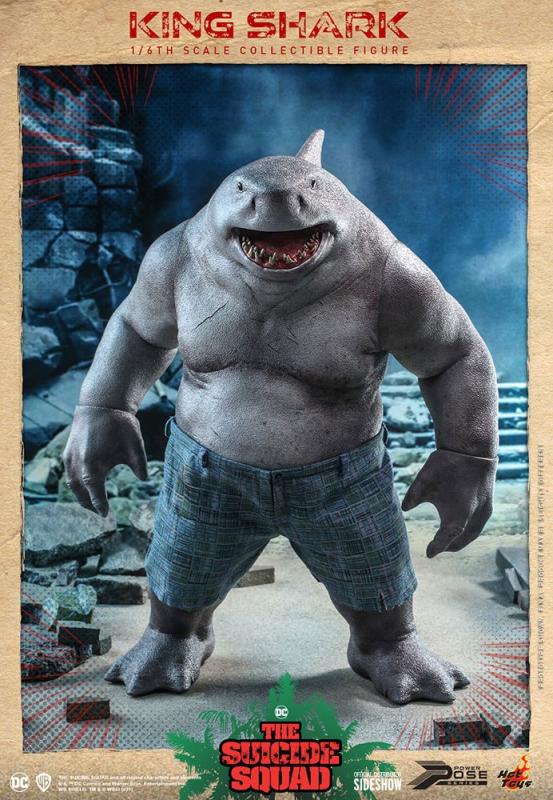 Suicide Squad Movie Masterpiece Action Figure 1/6 King Shark 35 cm