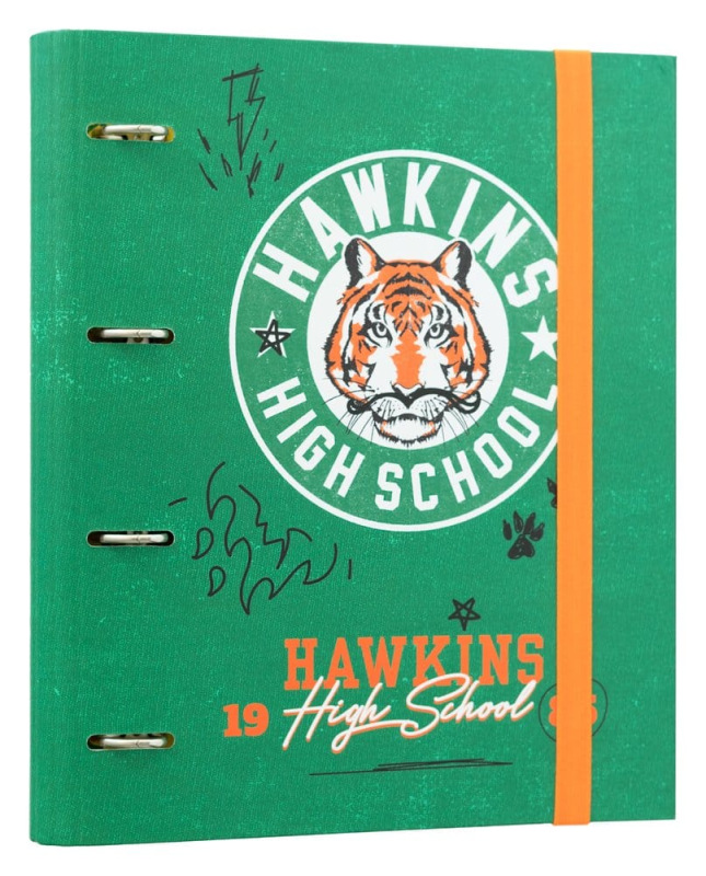 Stranger Things 4 Ring Binder High School