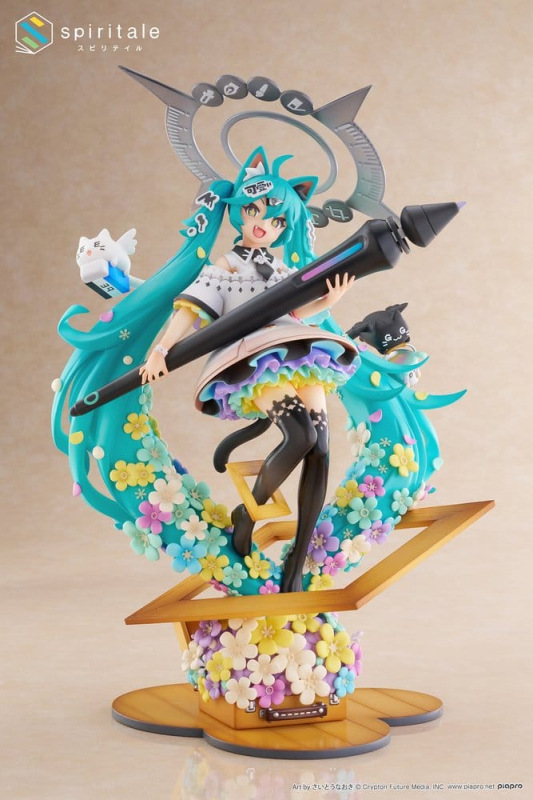 Hatsune Miku x Naoki Saito PVC Statue 1/7 My Figure Making! The Painter Ver. 34 cm 1
