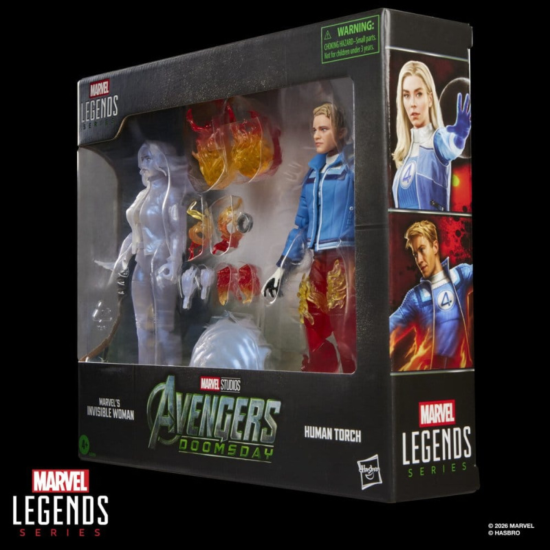 Avengers: Doomsday Marvel Legends Action Figure 2-Pack Marvel's Invisible Woman & Human Torch 15 cm 12