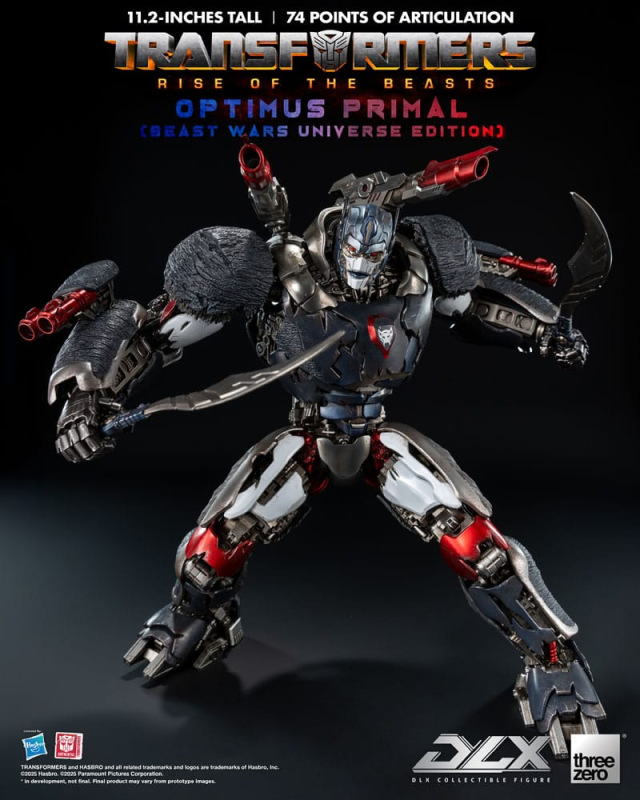 Transformers: Rise of the Beasts DLX Action Figure Optimus Primal (Beast Wars Universe Edition) 29 c 8