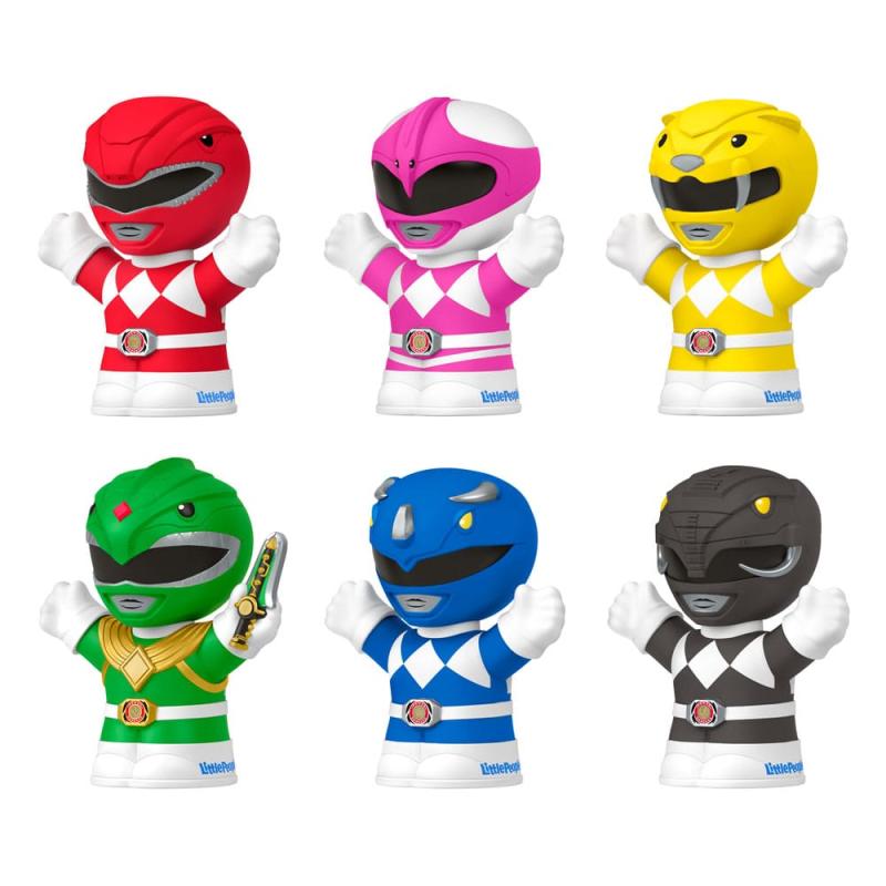 Mighty Morphin Power Rangers Fisher-Price Little People Collector Mini Figures 6-Pack 7 cm 10