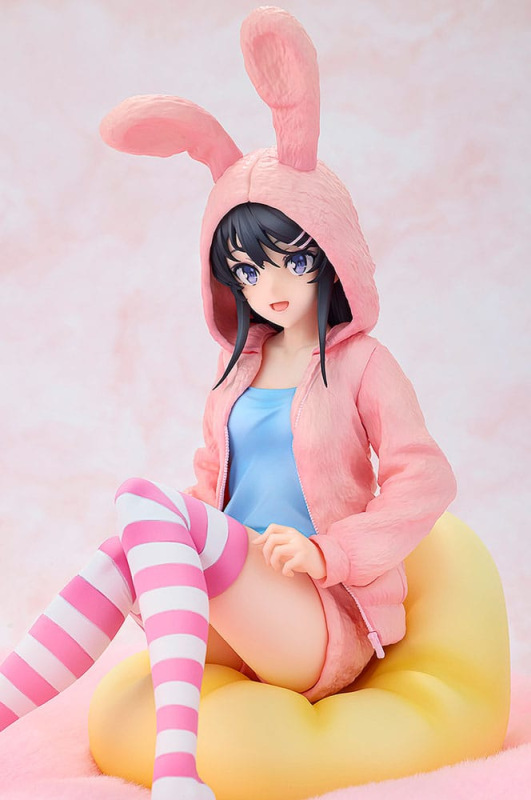 Rascal Does Not Dream of a Knapsack Kid PVC Statue 1/7 Mai Sakurajima Hoodie Look Rabbit Ears Ver. 1 5