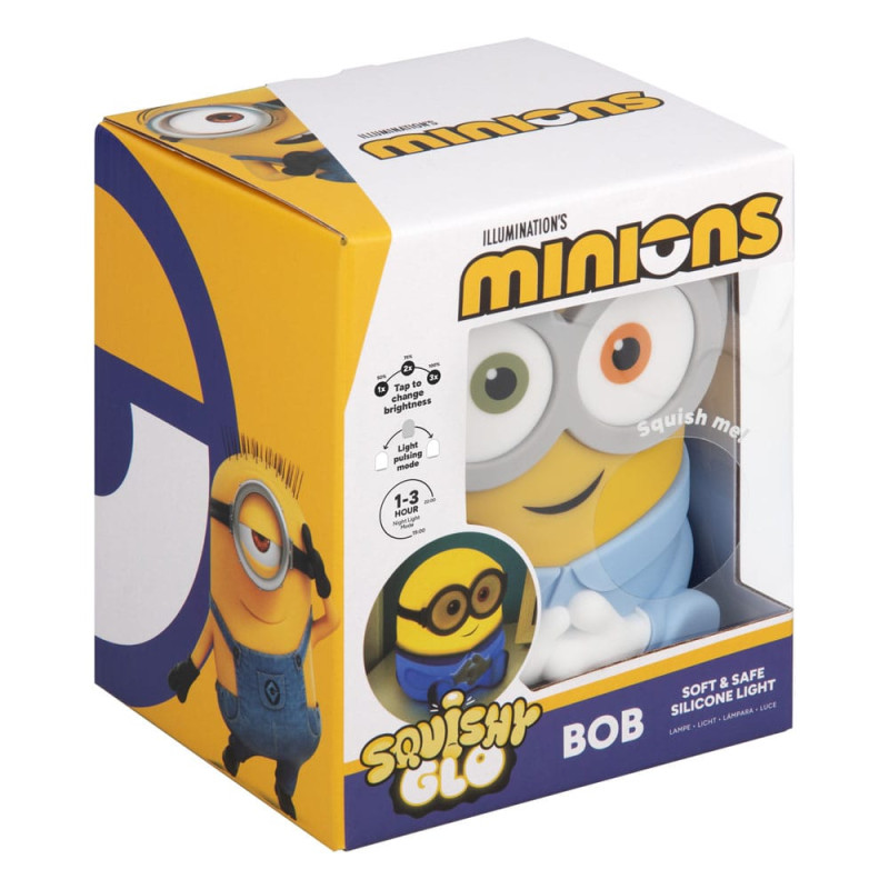 Minions Squishy Glo Silicon Light Bob 15 cm 2