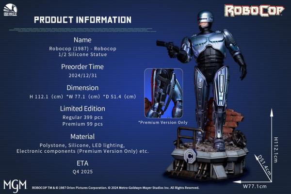 Robocop 1987 Statue 1/2 Robocop 112 cm 7