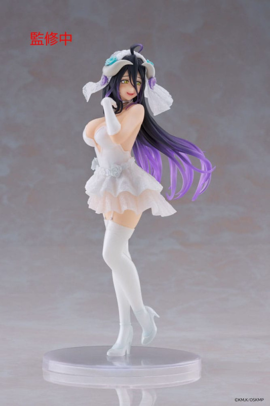 Overlord Coreful PVC Statue Albedo Wedding Ver. 18 cm 5