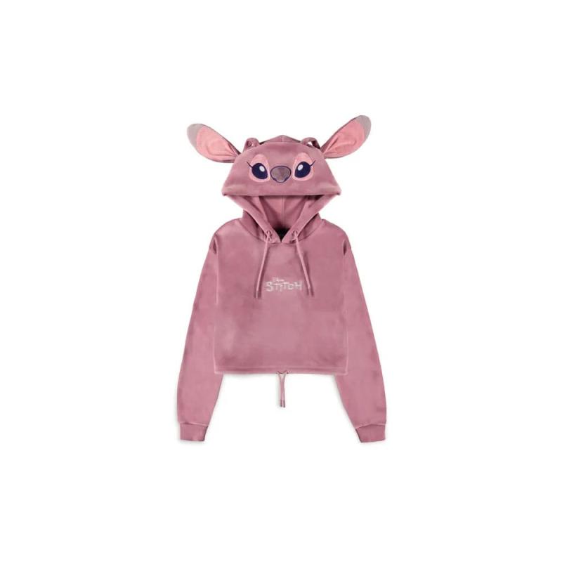 Lilo & Stitch Cropped Hooded Sweater Angel