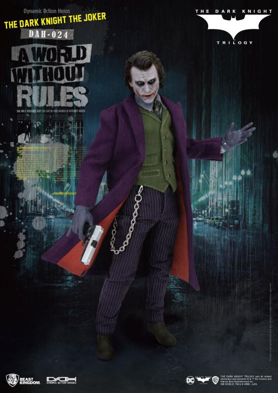 Batman The Dark Knight Dynamic 8ction Heroes Action Figure 1/9 The Joker 21 cm 4