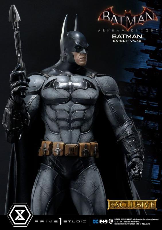 Batman Arkham Knight 1/3 Statue Batman Batsuit v7.43 Exclusive Version 86 cm