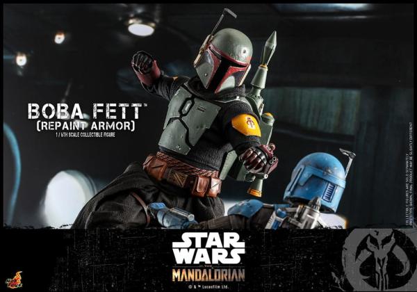 Star Wars: The Mandalorian Action Figure 1/6 Boba Fett Repaint Armor Special Edition 30 cm 4