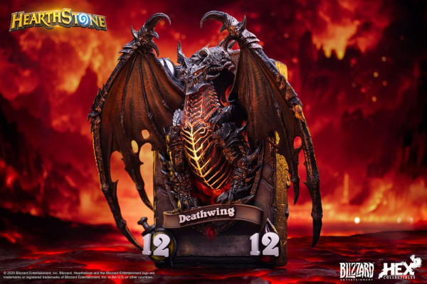 Hearthstone 3D Art Frame Statue Deathwing 34 cm 7