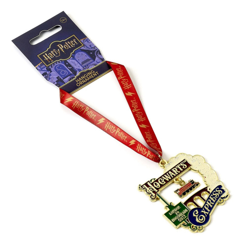 Harry Potter tree ornament Hogwarts Express (Golden Tone) 1