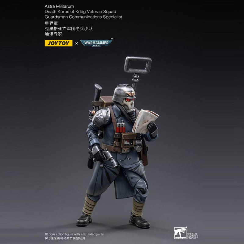Warhammer 40k Action Figure 1/18 Death Korps of Krieg Veteran Squad Guardsman Communications Special 7