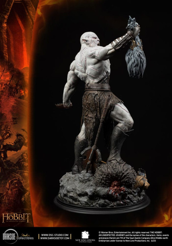 The Hobbit QS Series Statue 1/4 Azog The Defiler John Howe Signature Edition Edition 68 cm 8