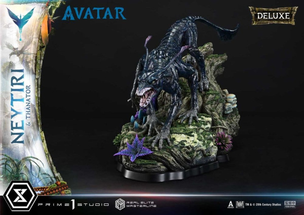 Avatar (Film) Real Elite Masterline Series Statue 1/4 Neytiri & Thanator Deluxe Version 75 cm 1