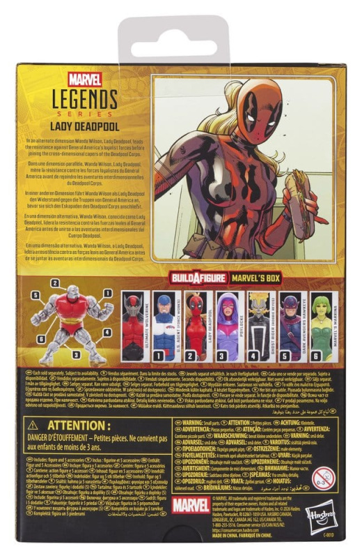 Marvel Legends Action Figure Lady Deadpool (BAF: Marvel's Box) 15 cm 1