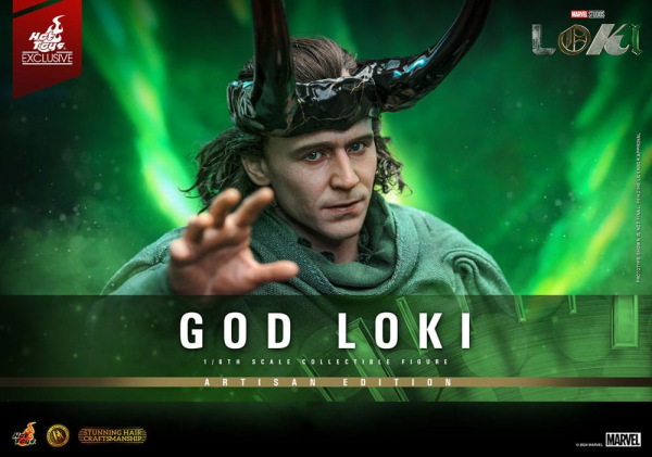 Loki DX Action Figure 1/6 God Loki Artisan Edition Hot Toys Exclusive 31 cm 1