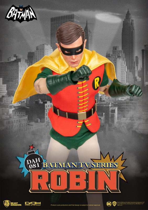 DC Comics Dynamic 8ction Heroes Action Figure 1/9 Batman TV Series Robin 24 cm 2