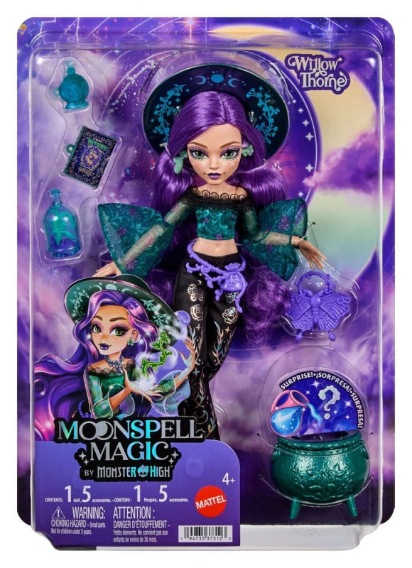 Monster High Moonspell Magic Doll Willow Thorne 5