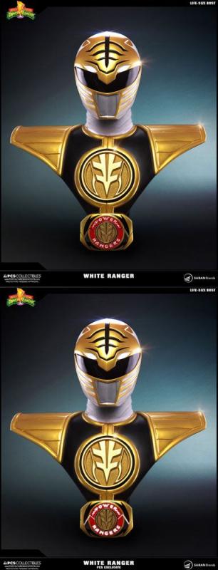 Power Rangers: White Ranger & White Ranger PCS Exclusive Set (2) Bust 1/1 - PCS