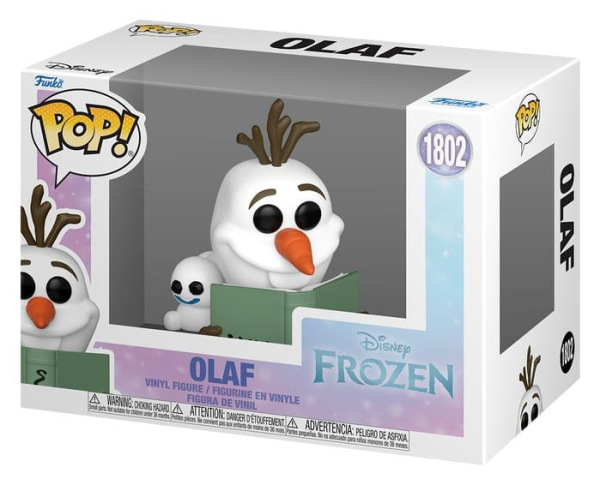 Frozen POP! Disney Vinyl Figure Readers- Olaf w/Book 9 cm 1
