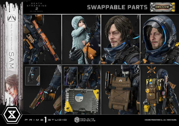 Death Stranding 2: On the Beach Real Elite Masterline Series Statue 1/3 Sam Deluxe Version 83 cm 7