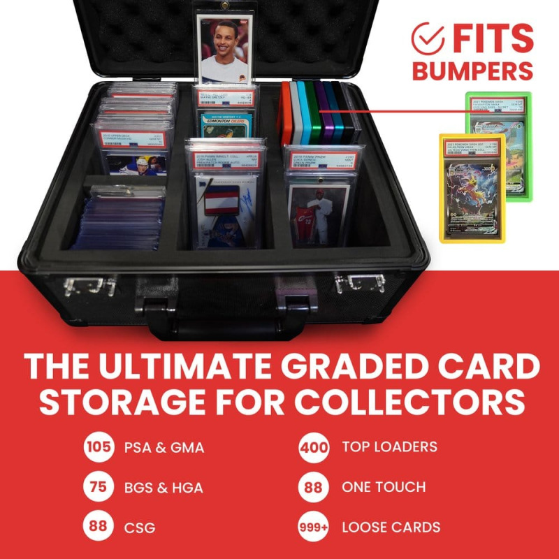 Evoretro Trading Card Storage Box for 90 Cards X Gray 1