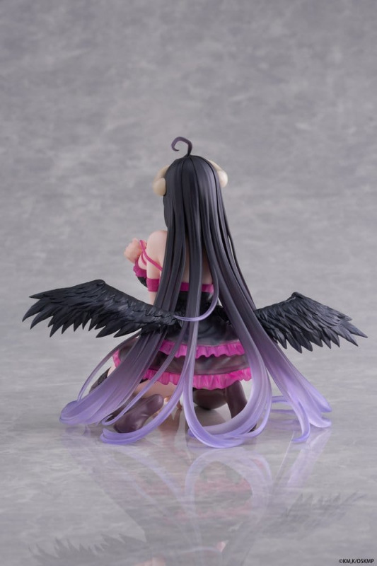 Overlord Desktop Cute PVC Figure Albedo (Negligee ver.) 13 cm 7