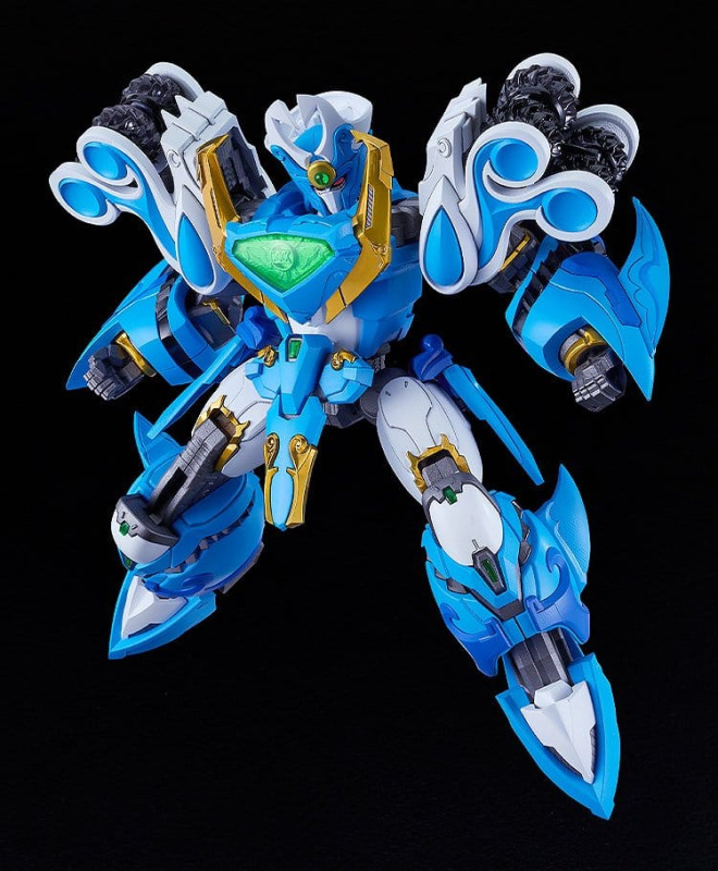 Mado King Granzort Moderoid Plastic Model Kit King's Style Aquabeat Gold Edition 18 cm 7