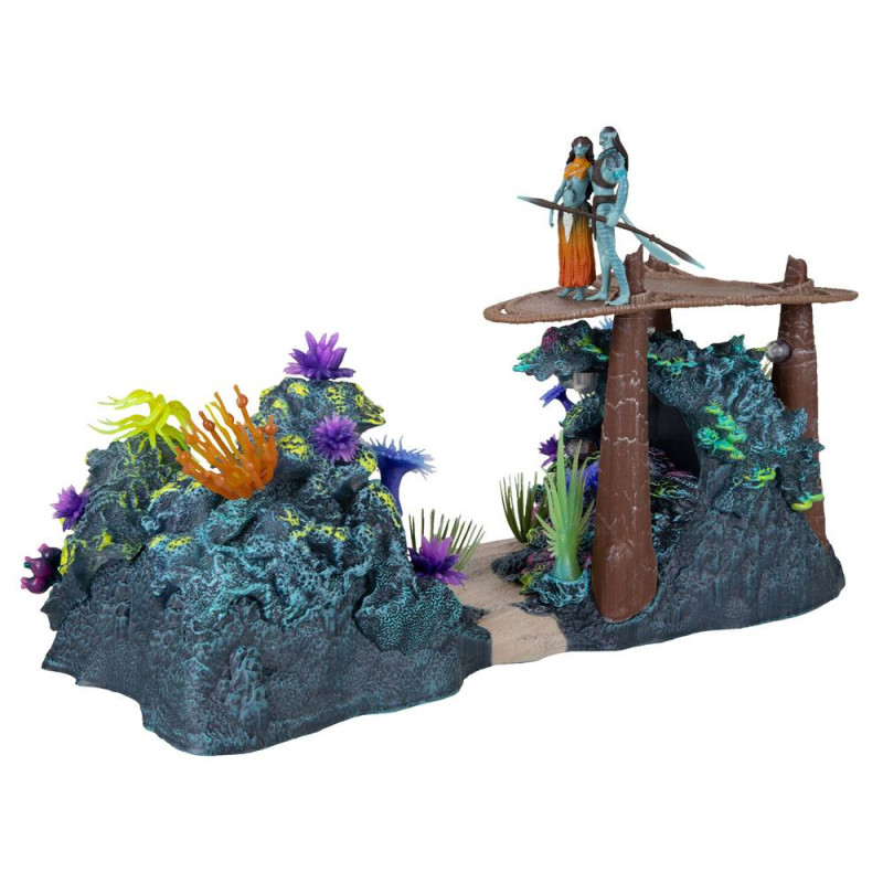 Avatar: The Way of Water Action Figures Metkayina Reef with Tonowari and Ronal 2