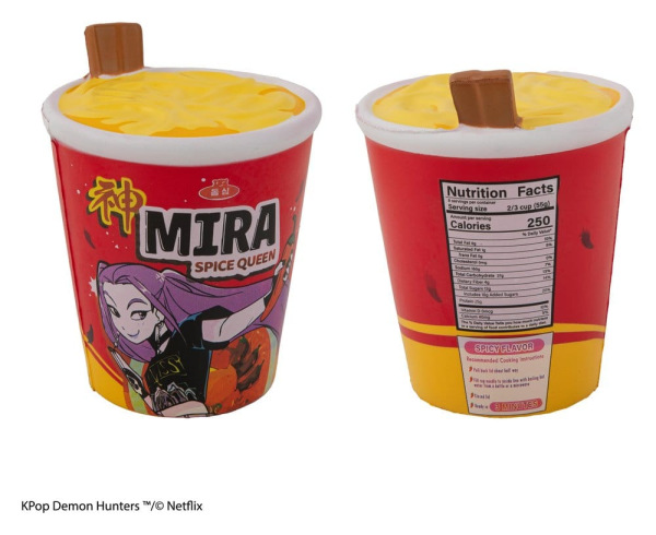 KPop Demon Hunters Squishy Anti Stress Figure Mira Spice Queen Noodles 1