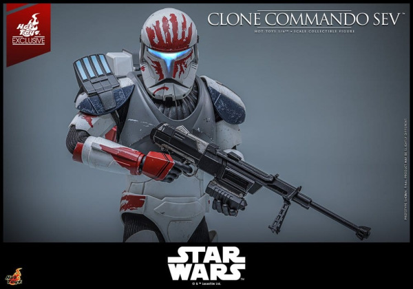 Star Wars: The Clone Wars Television Masterpiece Action Figure 1/6 Clone Commando Sev (Hot Toys Excl 6