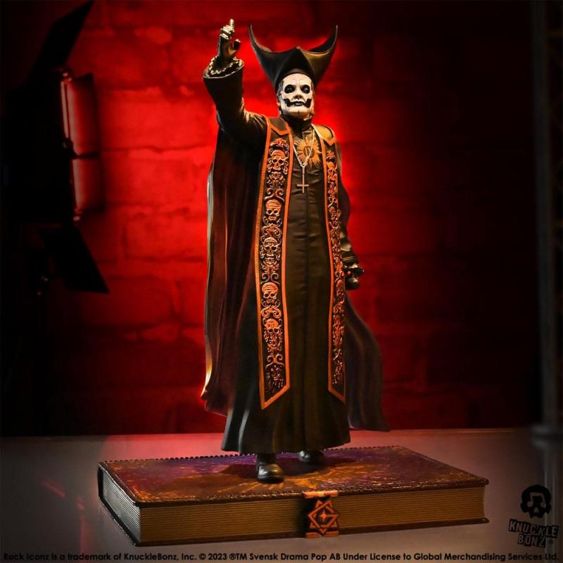 Ghost Rock Iconz Statue 1/9 Papa Emeritus IV (Black Robes) 22 cm