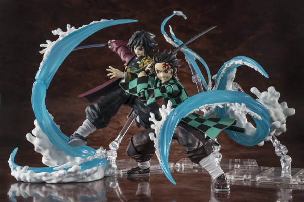 Demon Slayer: Kimetsu no Yaiba S.H. Figuarts Accessory Set Tanjiro Kamado & Giyu Tomioka Water Breat 5