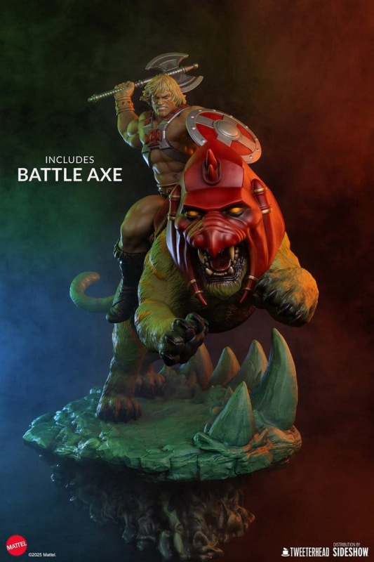 Masters of the Universe 1/4 Figure He-Man & Battle Cat 76 cm 3