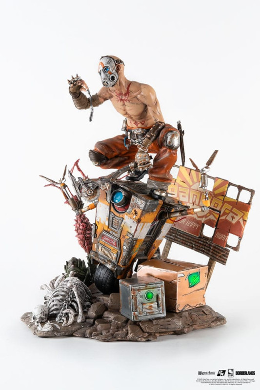 Borderlands 3 Statue 1/6 Psycho & Claptrap Diorama 40 cm 7