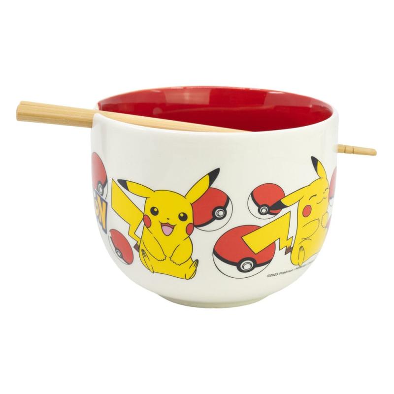 Pokémon Ramen Bowl with Chopsticks Face 1