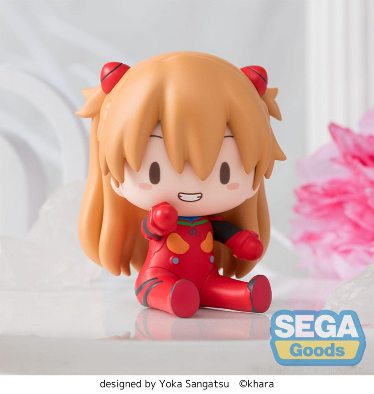 Evangelion: New Theatrical Edition Fuwa Petit Chibi Figure Asuka Plug Suit 8 cm 7