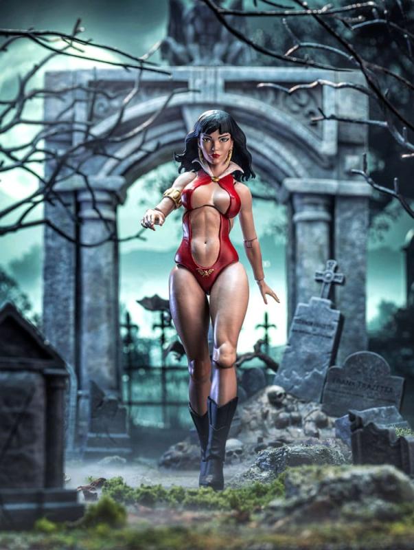 Frazetta Girls Action Figure 1/12 Vampirella 16 cm