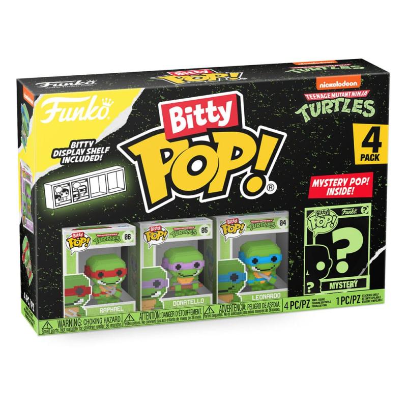 Teenage Mutant Ninja Turtles Bitty POP! Vinyl Figure 4-Pack 8-Bit 2,5 cm