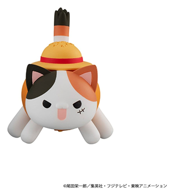One Piece Mega Cat Project Nyan Piece Nyan! Luffy & the Seven Warlords of the Sea Mini Figures 3 cm 1