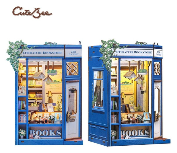 Book Nook Literature Bookstore 17 x 12 cm 9