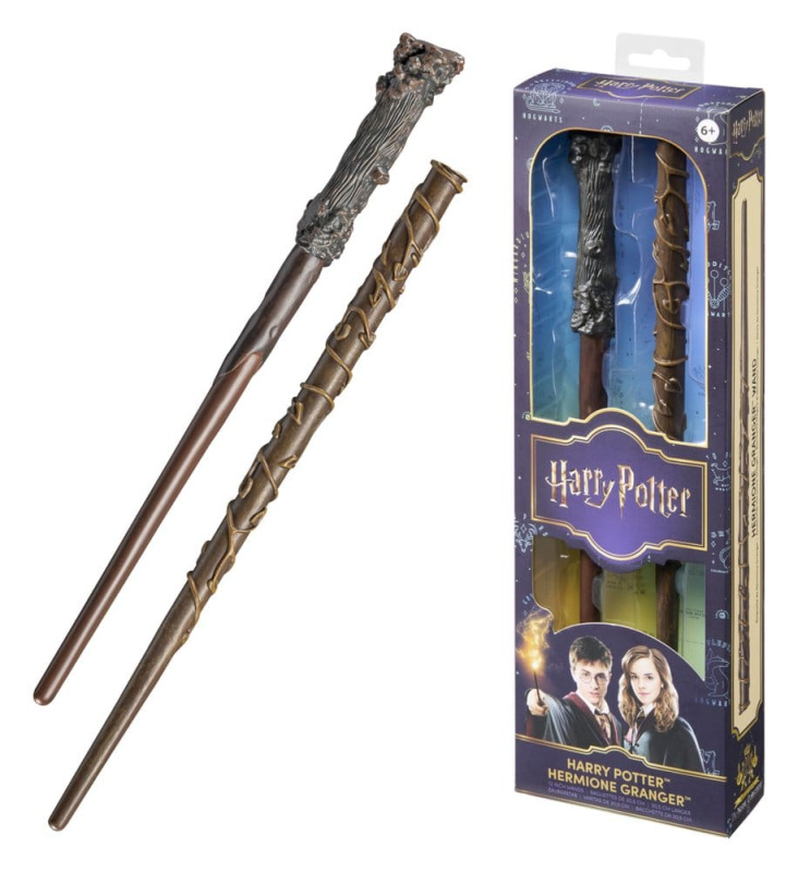 Harry Potter Roleplay Replica Wands 2-Pack Harry Potter & Hermione Granger 31 cm 1