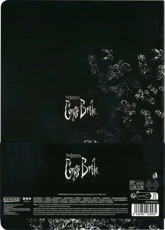 Corpse Bride Softcover Notebook Emily 21 cm 3