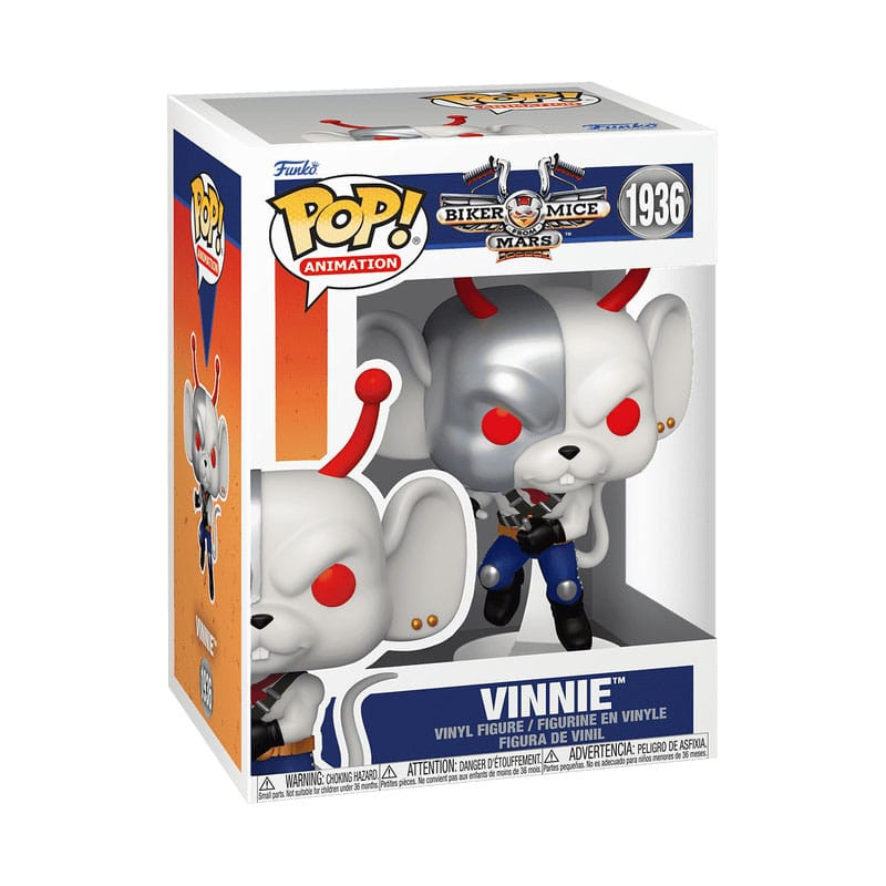 Biker Mice From Mars Pop! Animation Vinyl Figure Vinnie 9 cm 1