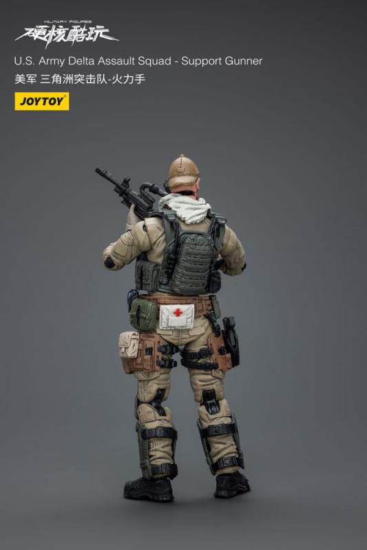 Hardcore Coldplay Action Figure 1/18 U.S. Army Delta Assault Squad Support Gunner 11 cm 1