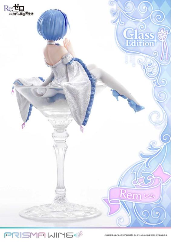 Re:Zero - Starting Life in Another World Prisma Wing PVC Statue 1/7 Rem Glass Edition 23 cm